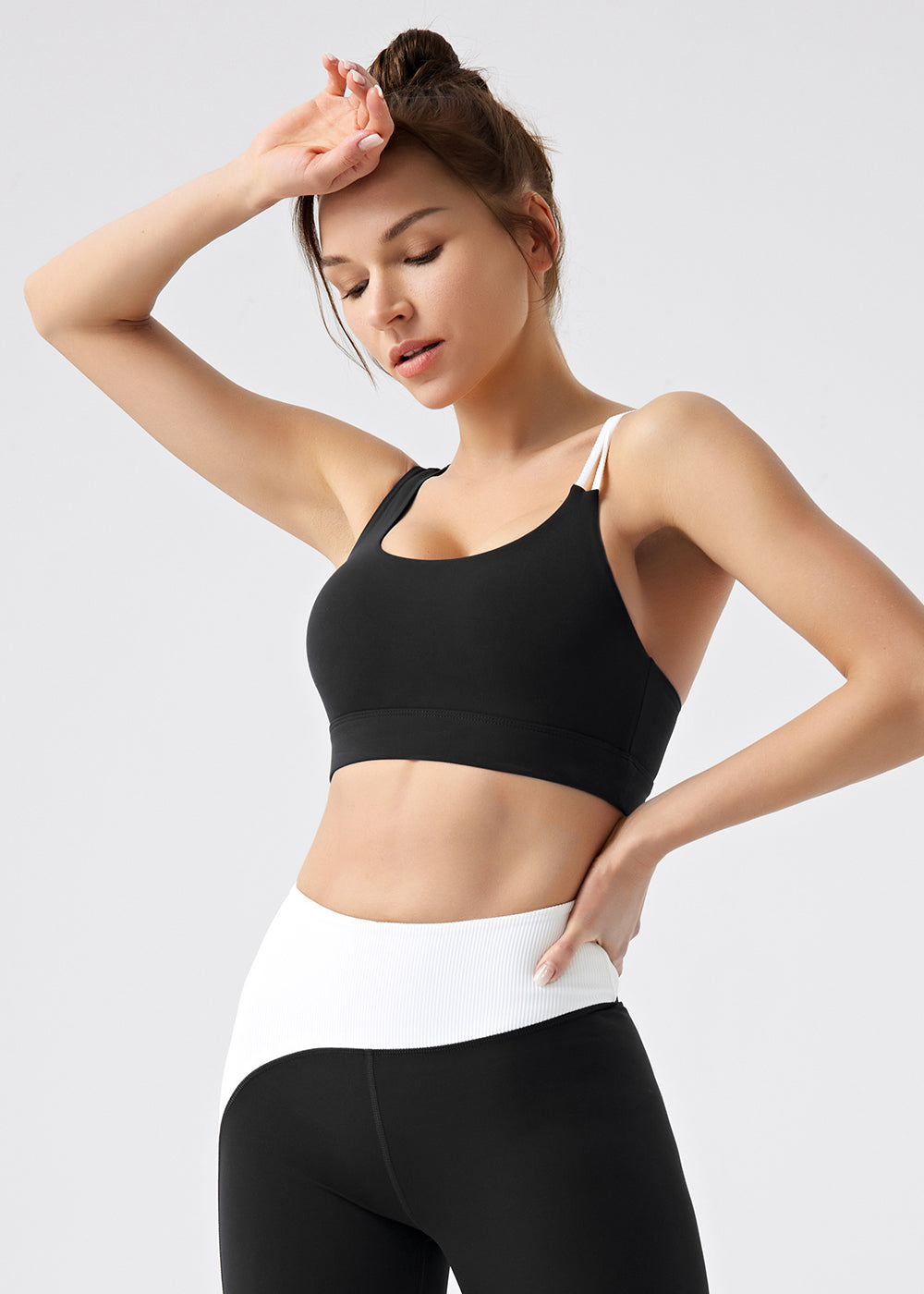 Chic One Shoulder Sports Bra