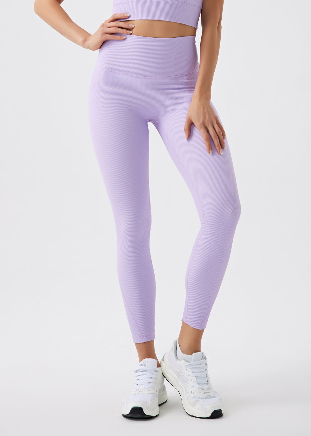 High-rise Rib Leggings