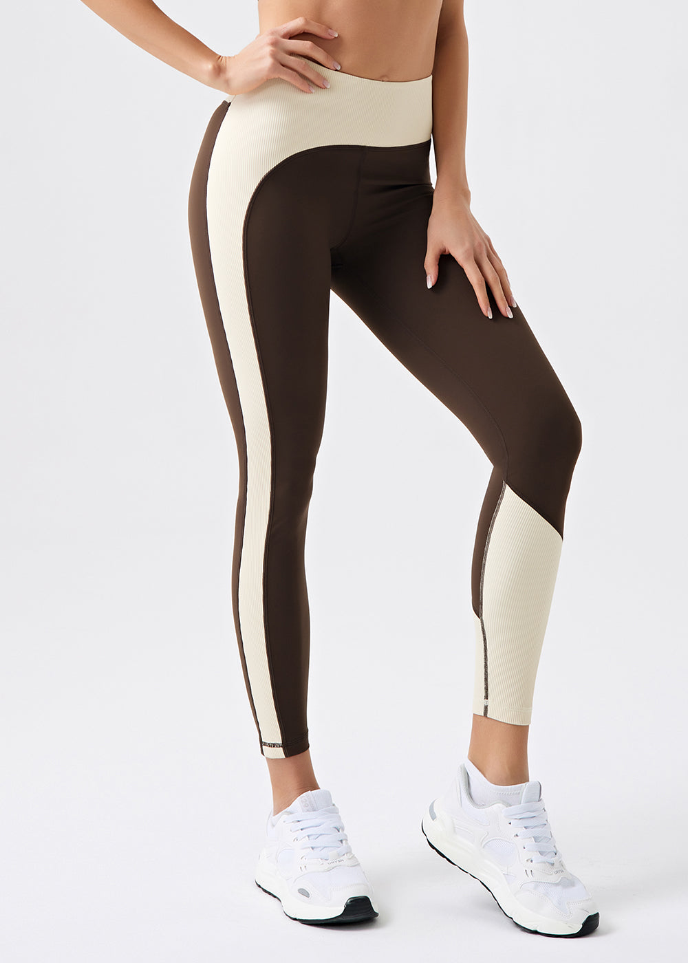 Contrast Color Slim Fit Leggings