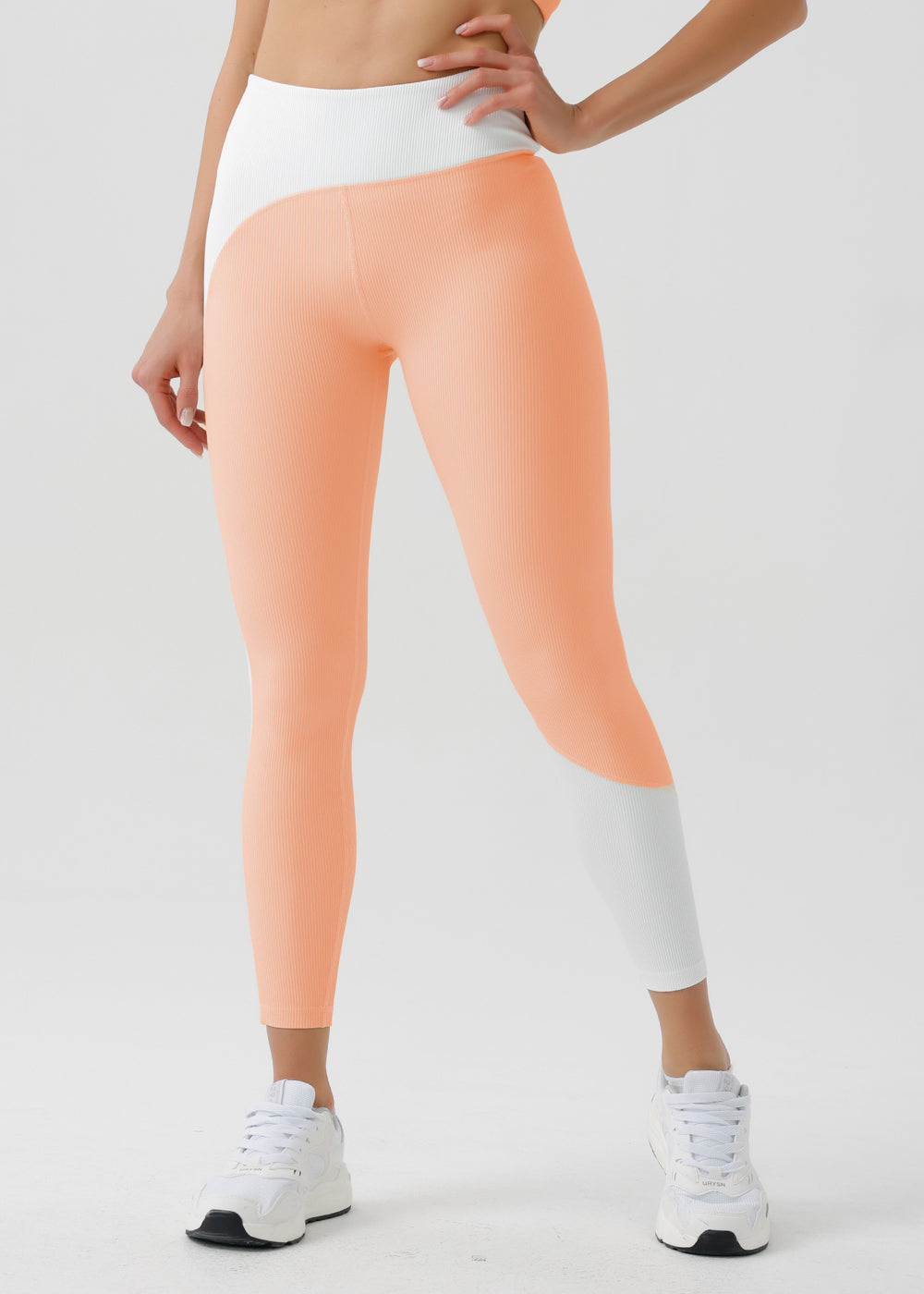 Irregular Color Block Leggings