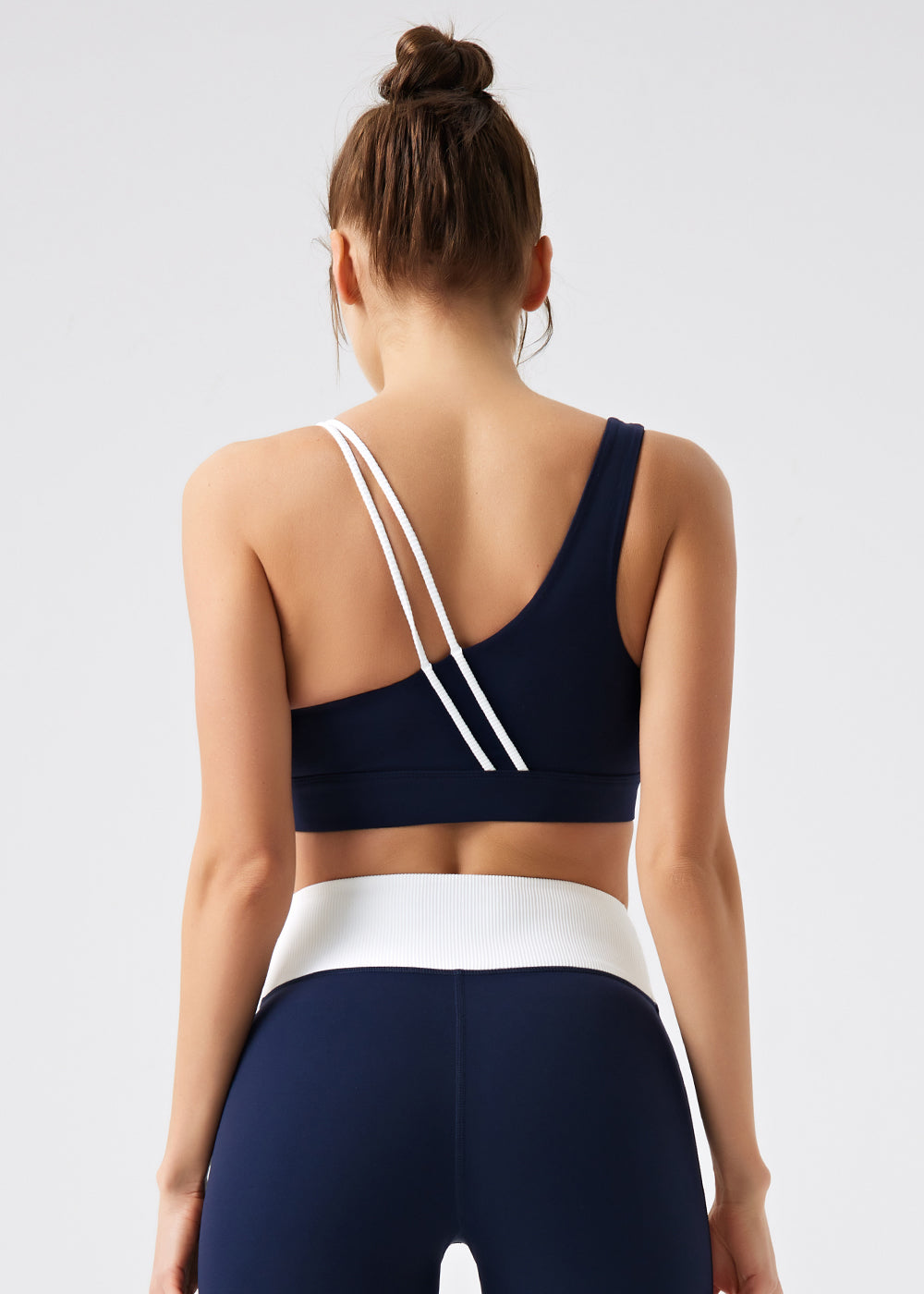Chic One Shoulder Sports Bra