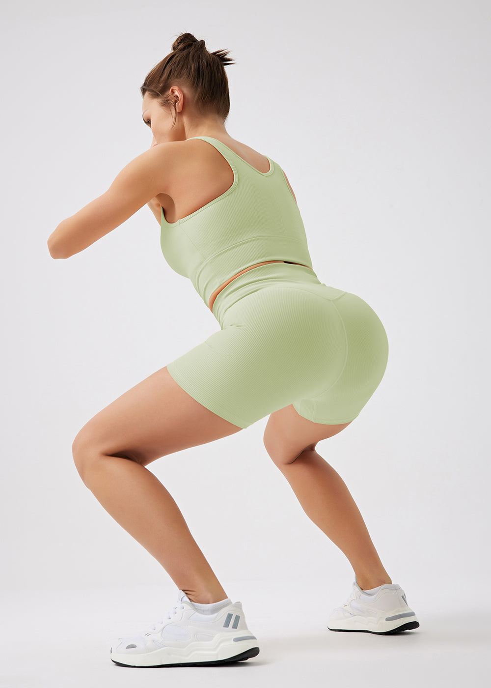 3 Inch Rib Yoga Short