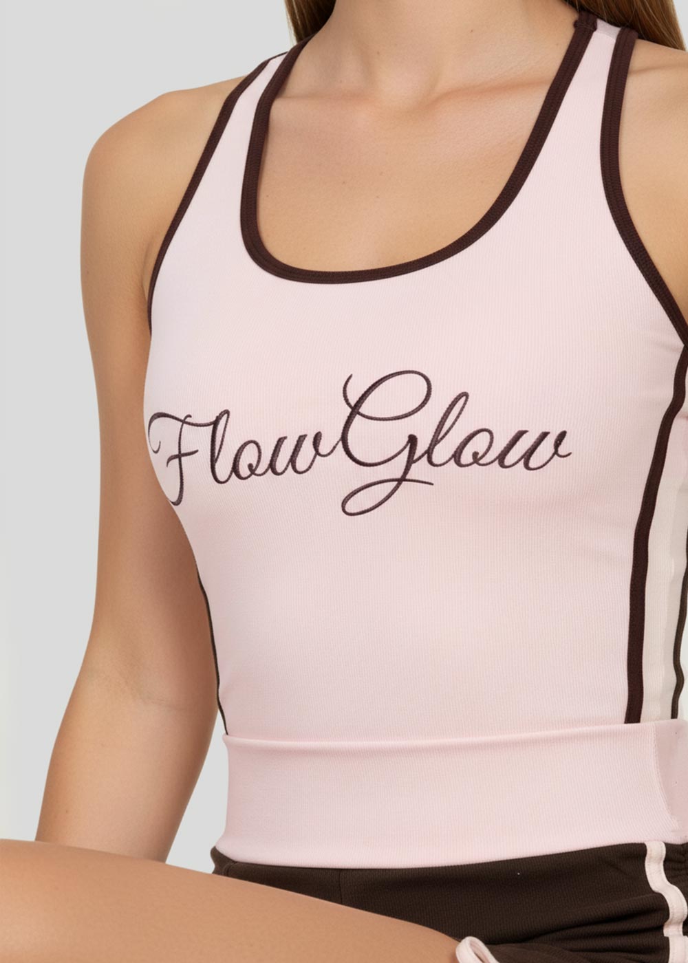 Pink Racerback Soft Workout Tank Top