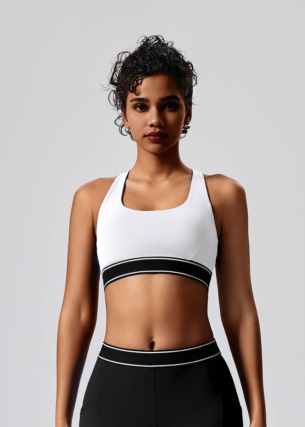Contrast Color Sports Yoga Bra