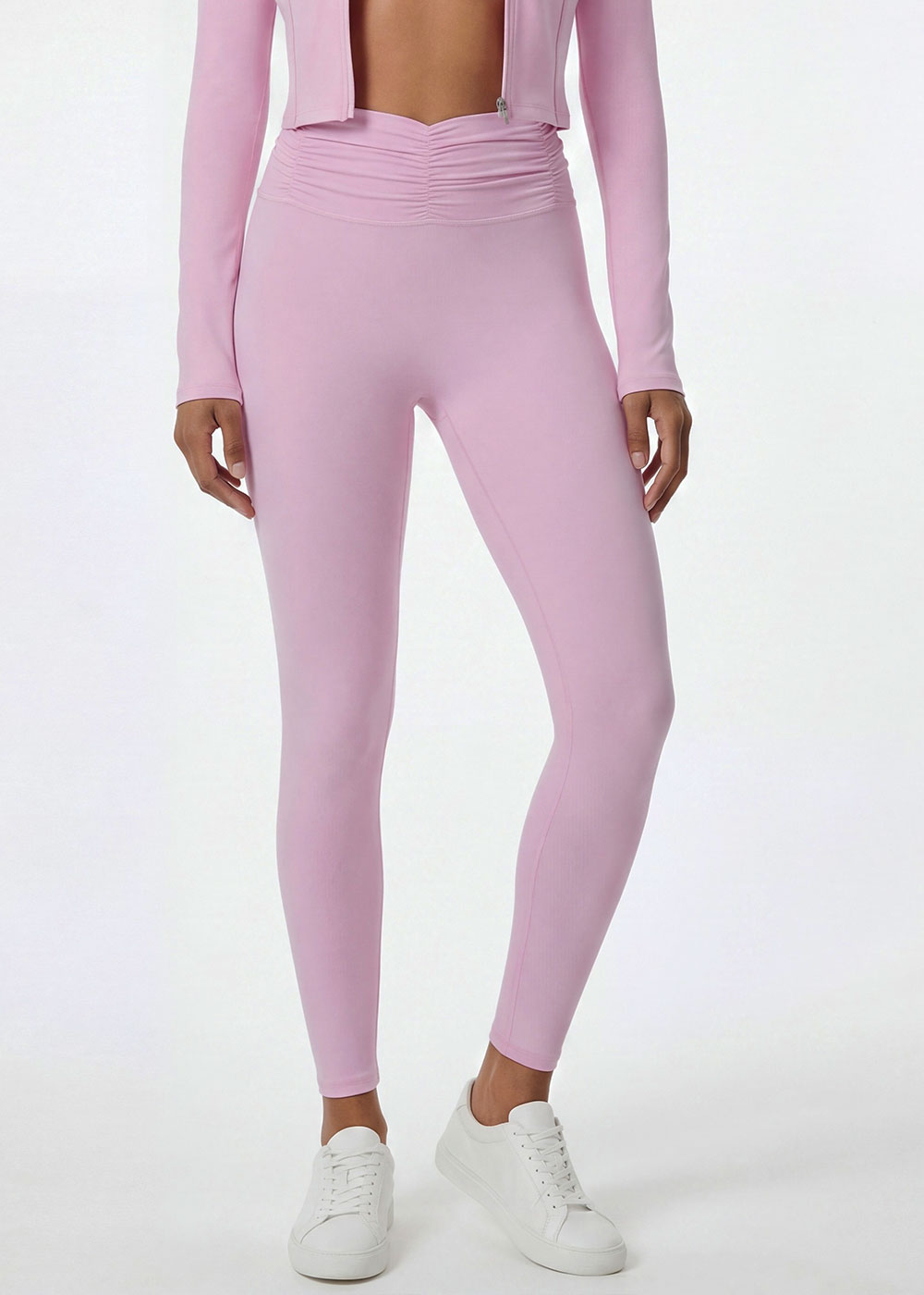Ruched High Waist Tight Yoga Leggings
