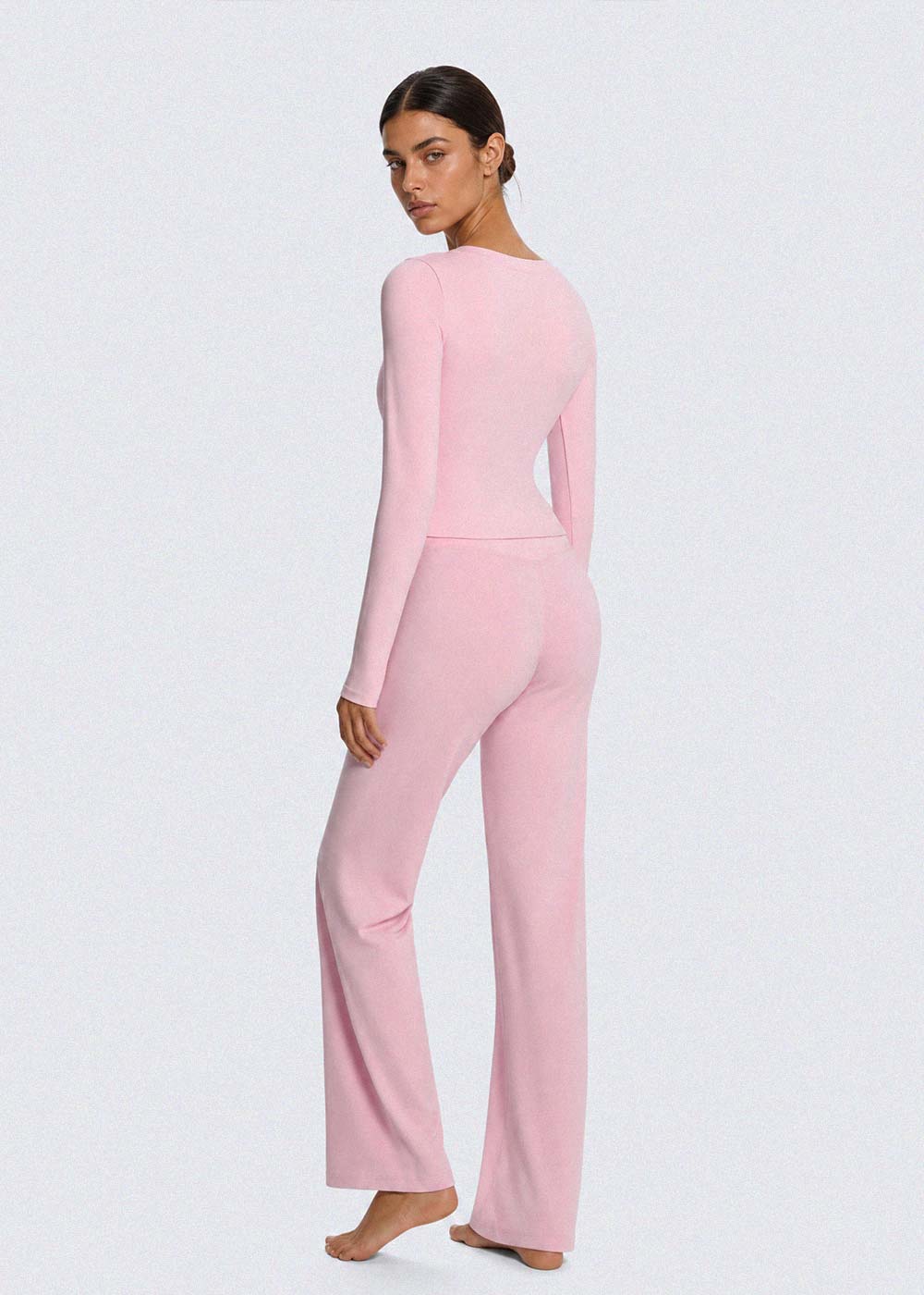 High-waisted Straight Leg Yoga Pants
