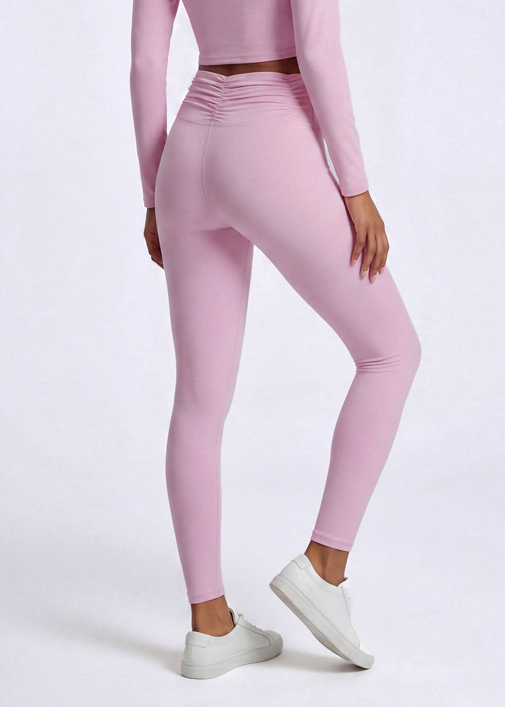 Ruched High Waist Tight Yoga Leggings