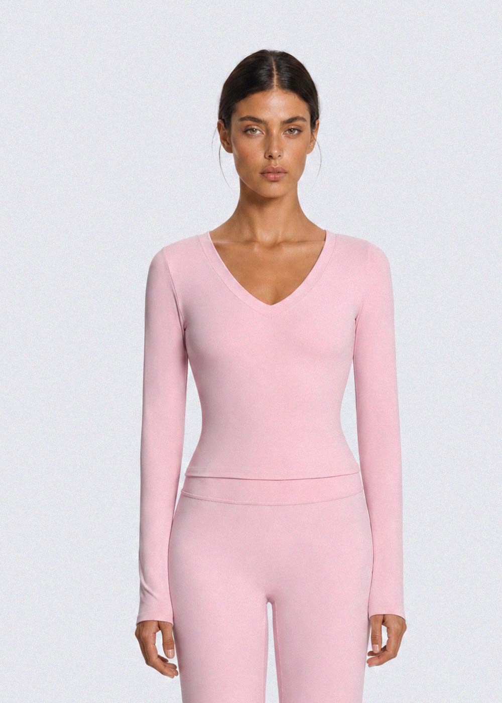 Minimalist Slim-Fit Athletic Long Sleeve Top