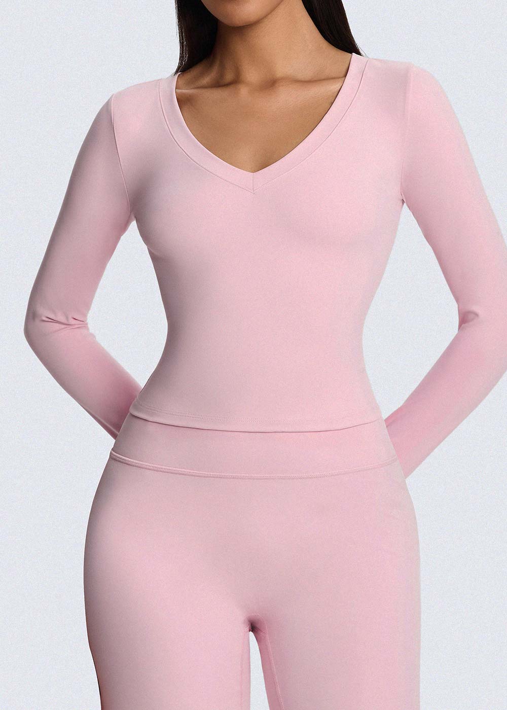 Minimalist Slim-Fit Athletic Long Sleeve Top