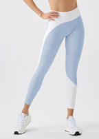 Irregular Color Block Leggings