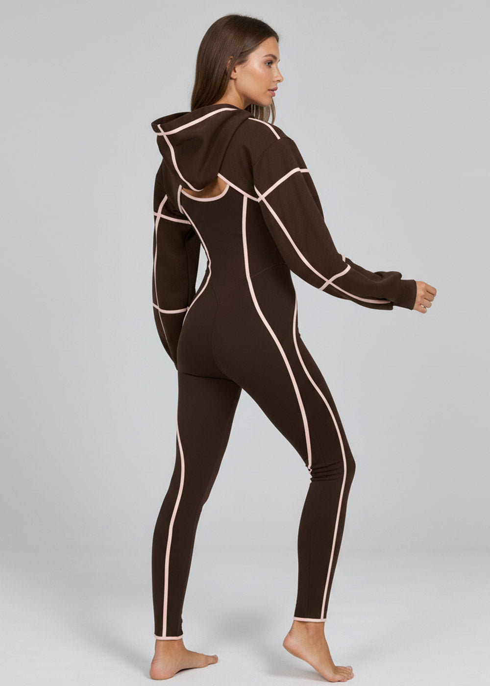 Women's Cropped Hooded Yoga Shrug
