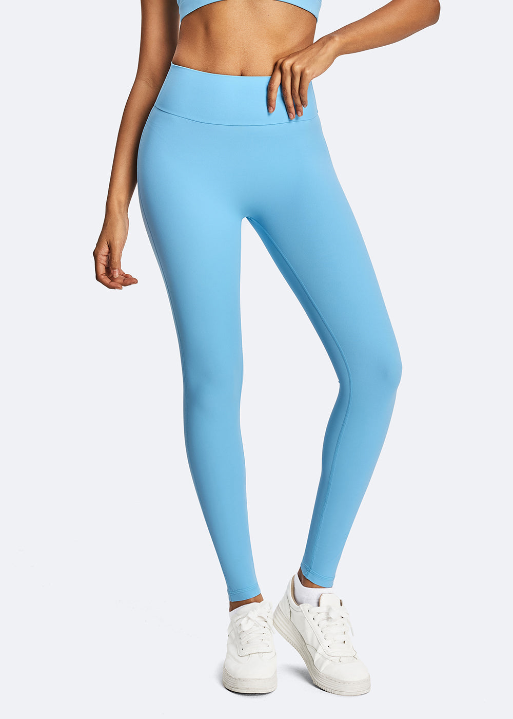 Butt Lifting High Waist Pocket Workout Leggings - front bottom2