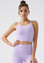 Recycled Ribbed Sports Bra