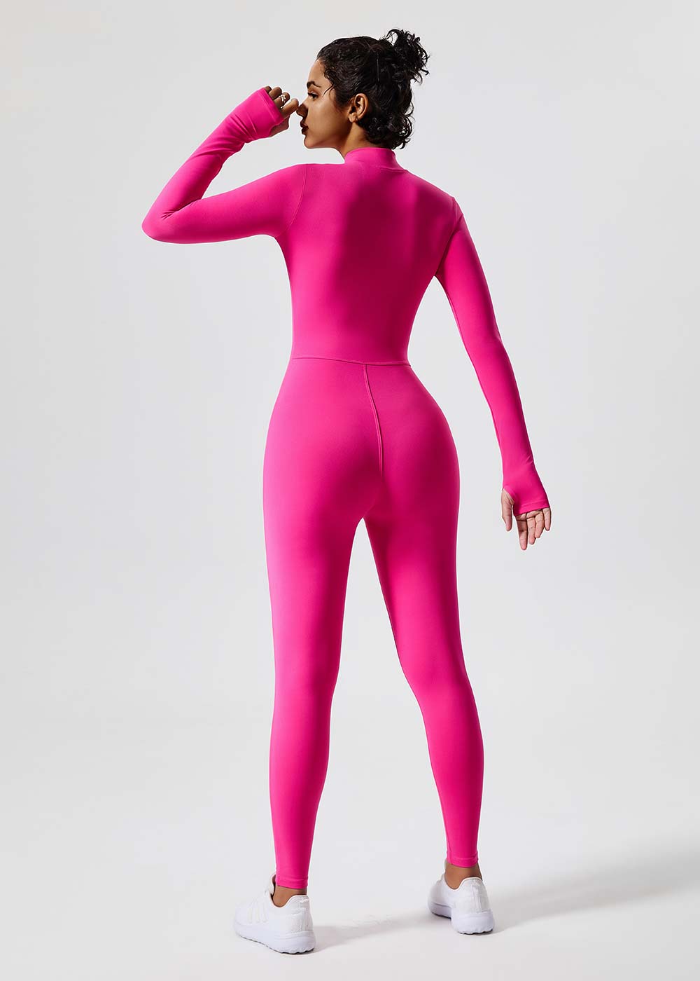 High Neck Full-Body Yoga Jumpsuit