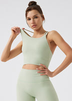Recycled Ribbed Sports Bra