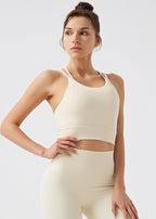 Recycled Ribbed Sports Bra