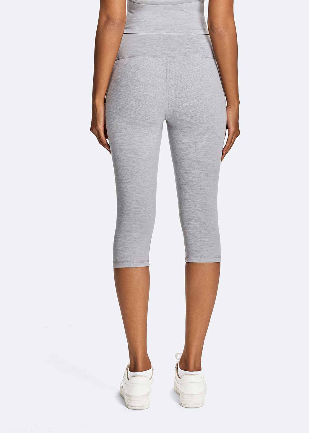 No Front Seam High Waist Capri Leggings