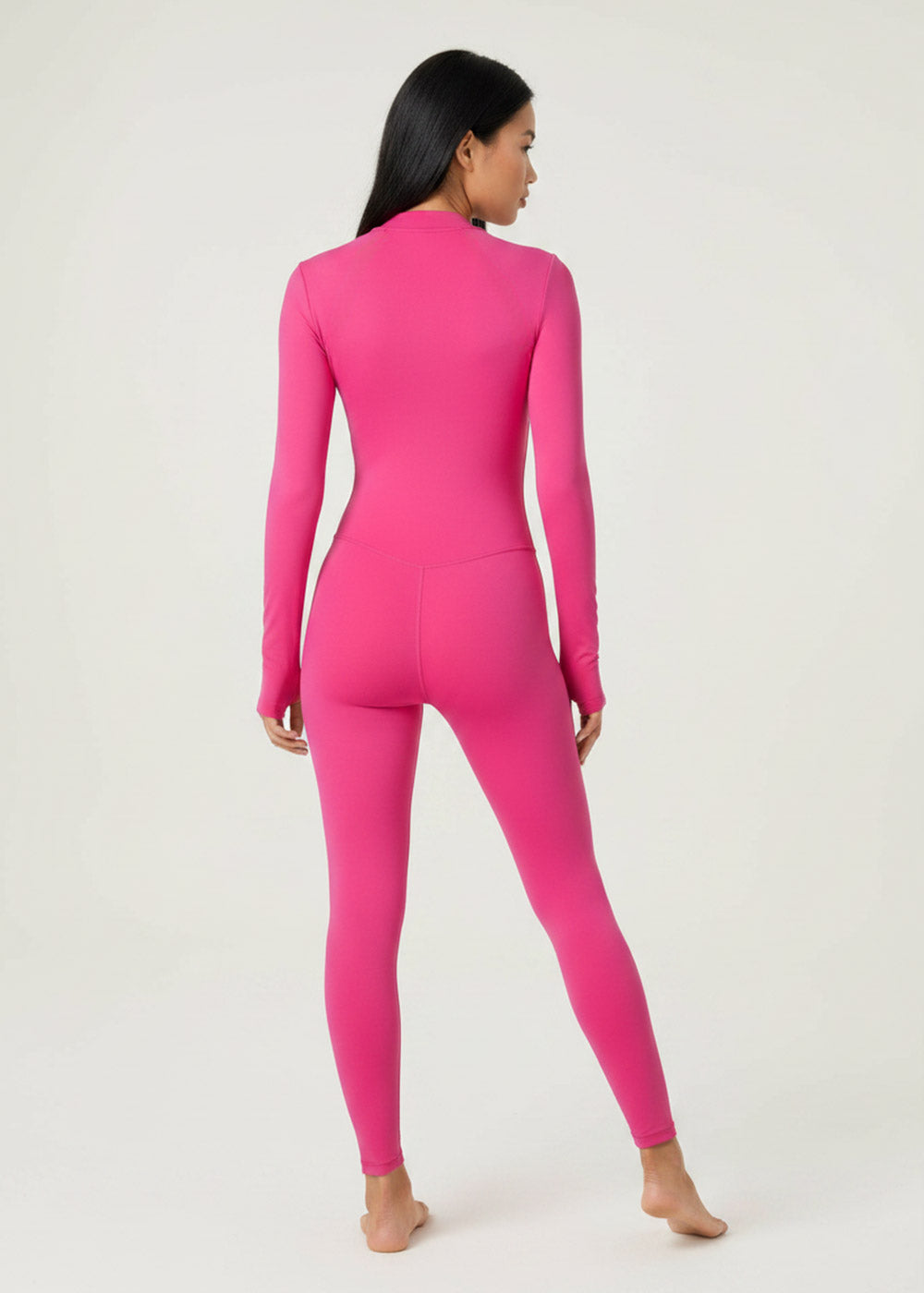 High Neck Full-Body Yoga Jumpsuit