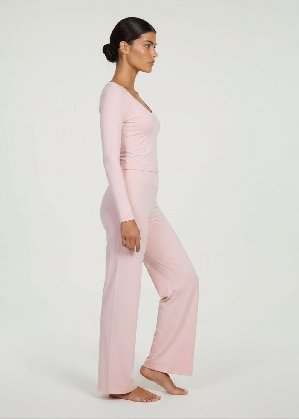 High-waisted Straight Leg Yoga Pants
