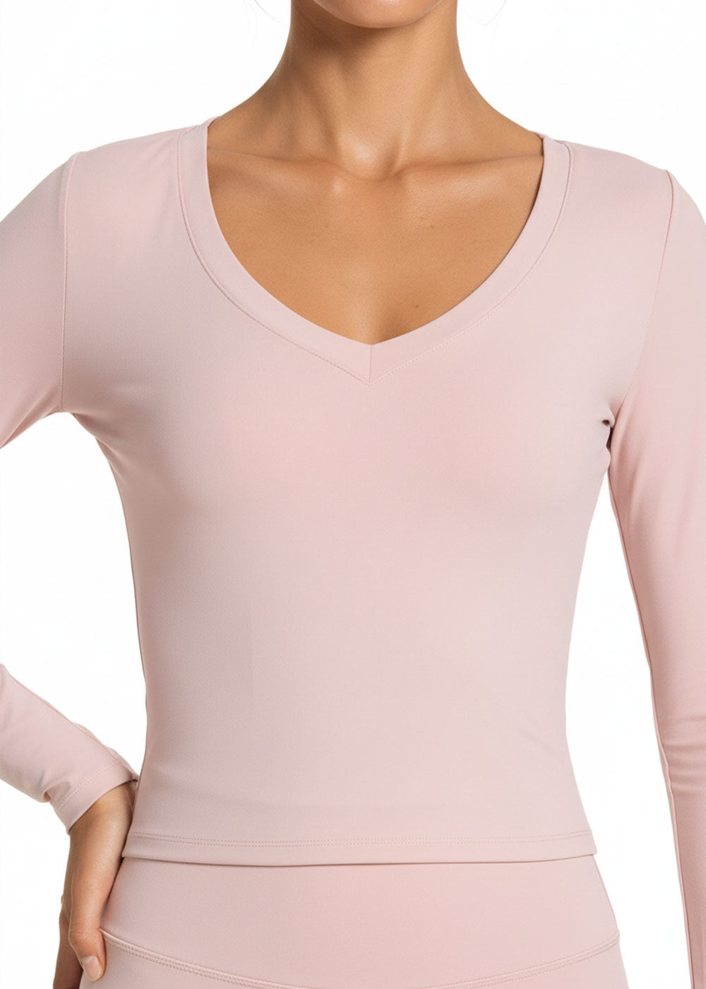 Minimalist Slim-Fit Athletic Long Sleeve Top