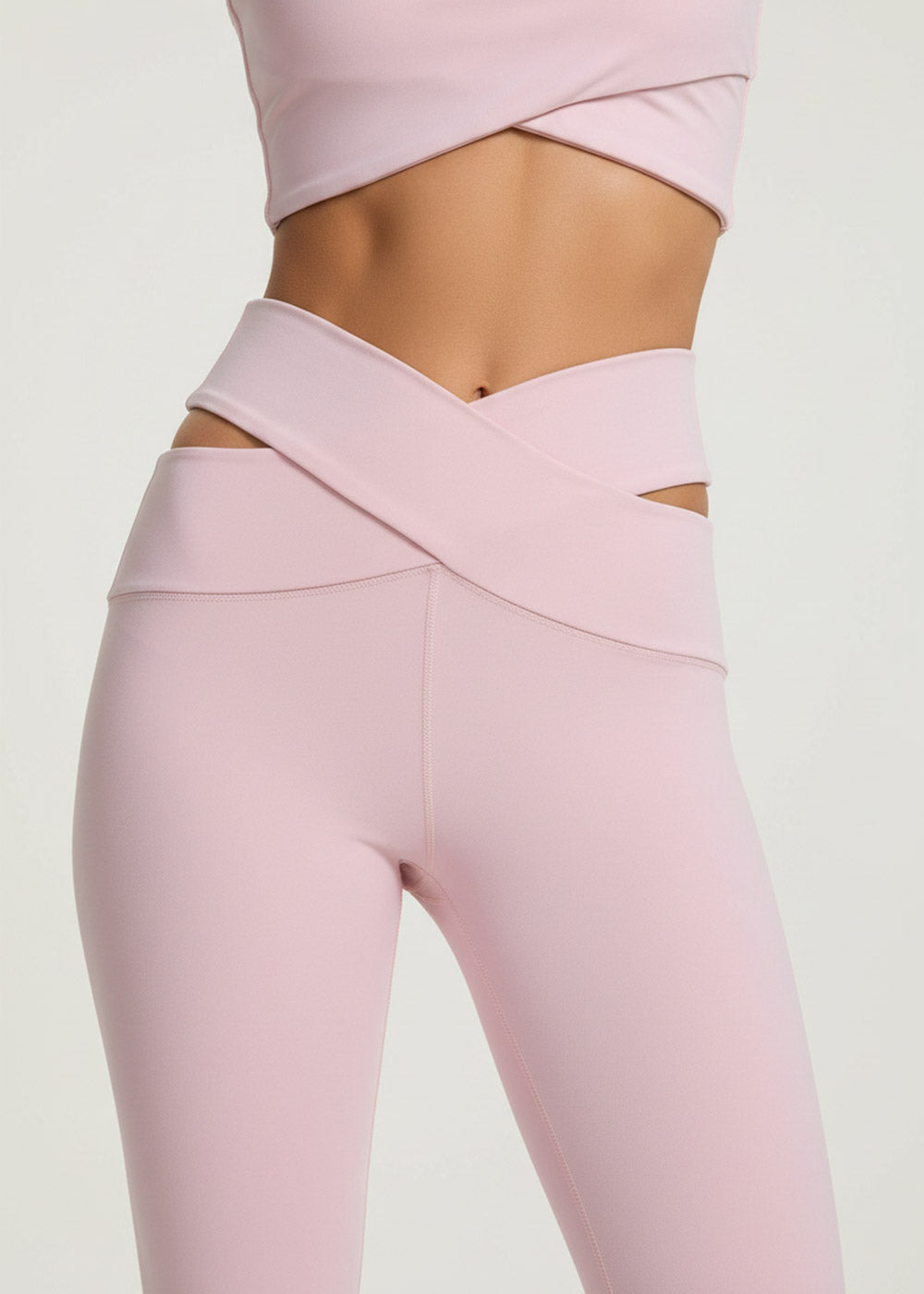 Crisscross Waist Workout Leggings