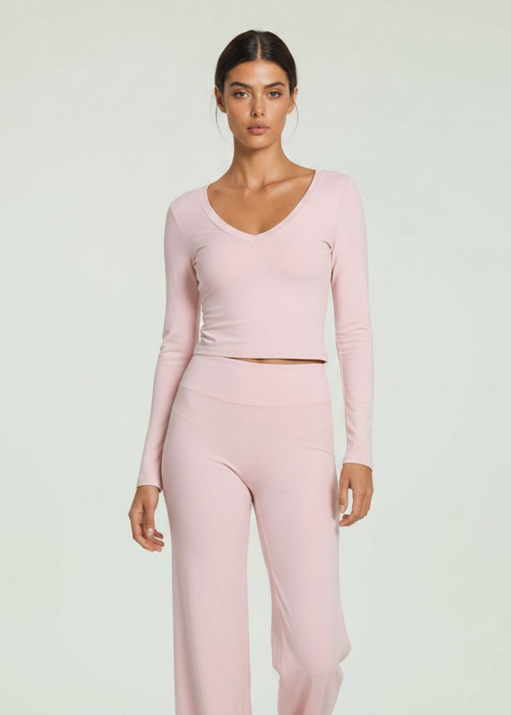 Minimalist Slim-Fit Athletic Long Sleeve Top
