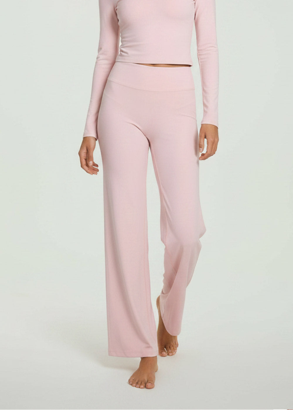 High-waisted Straight Leg Yoga Pants