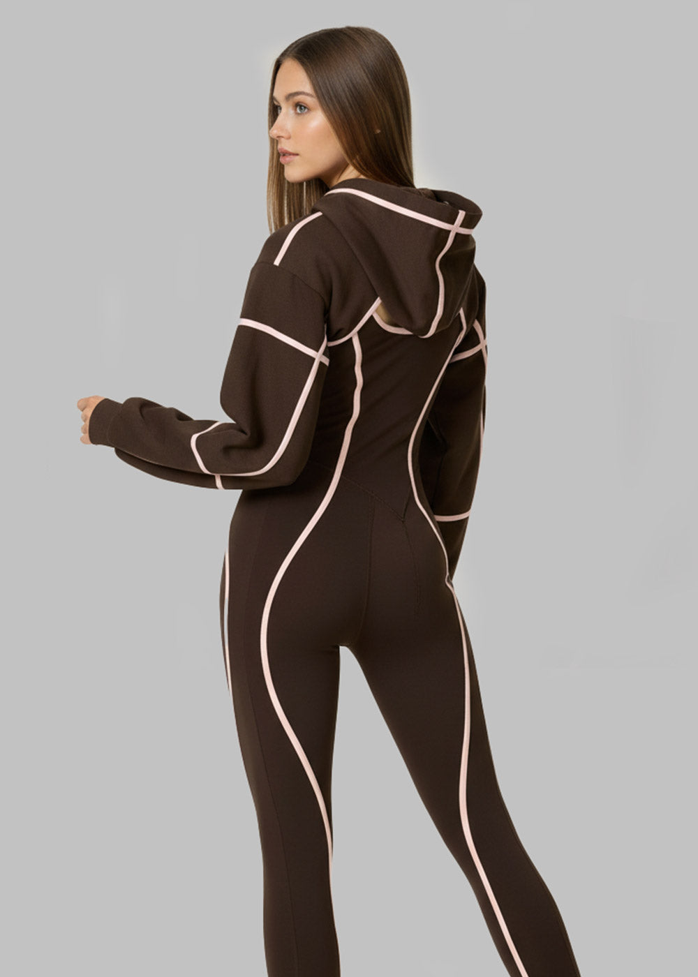 Women's Cropped Hooded Yoga Shrug