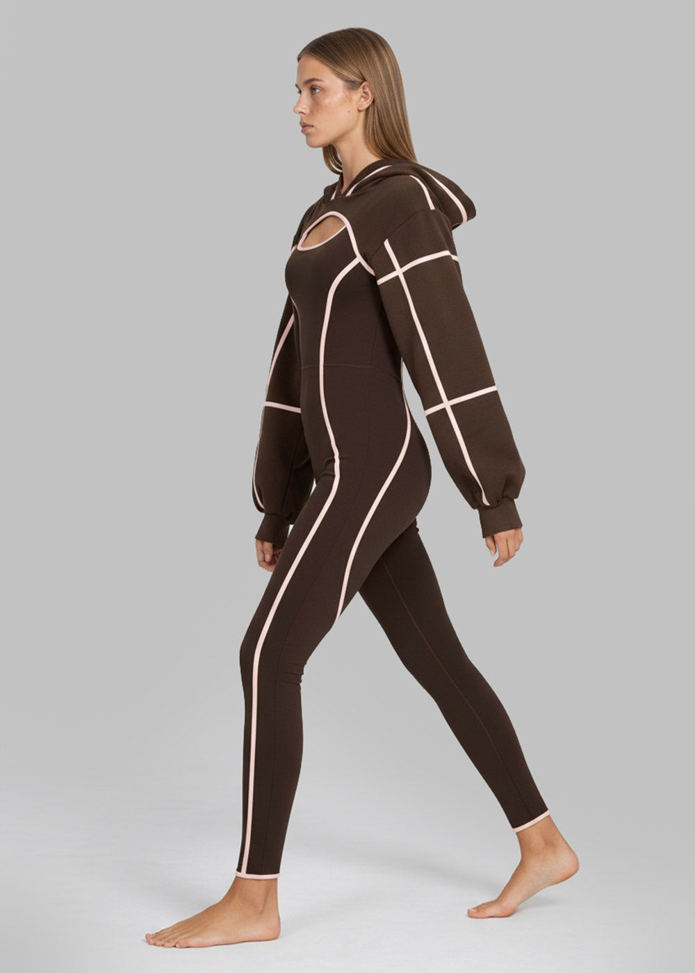 Women's Cropped Hooded Yoga Shrug