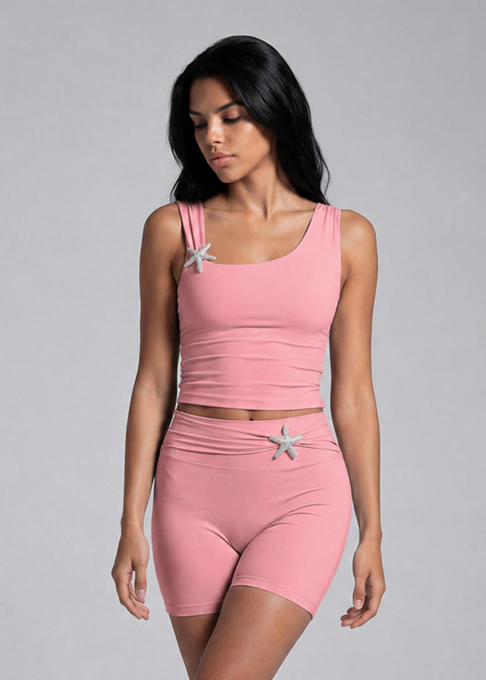 Asymmetric Ruched Single Shoulder Top