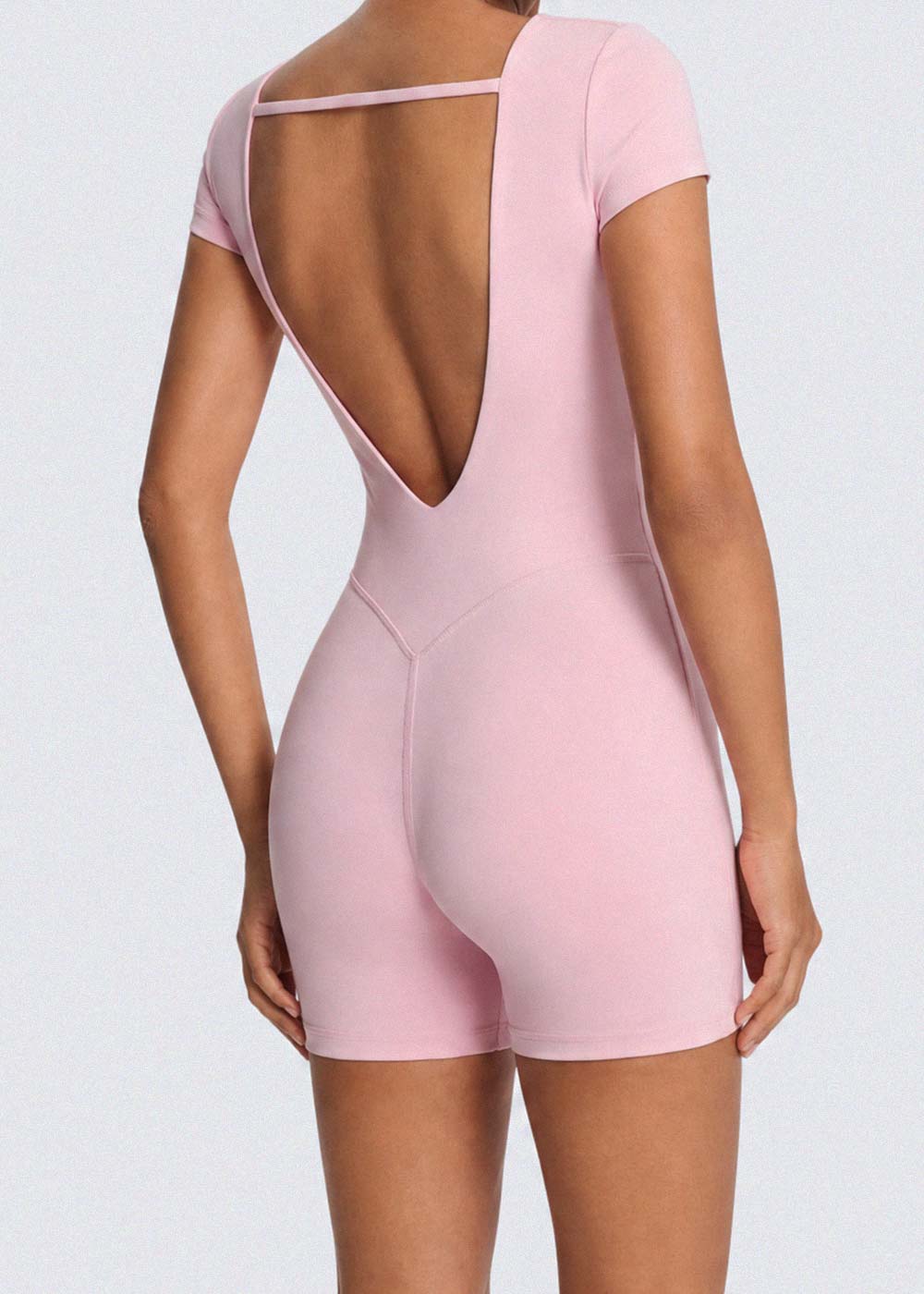 Women Backless Workout Yoga Jumpsuit