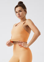 Recycled Ribbed Sports Bra
