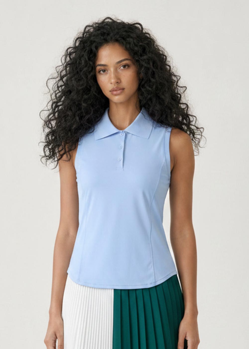 Women's Sleeveless Polo Tennis Top