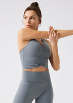 Ruched Sports Tank Top