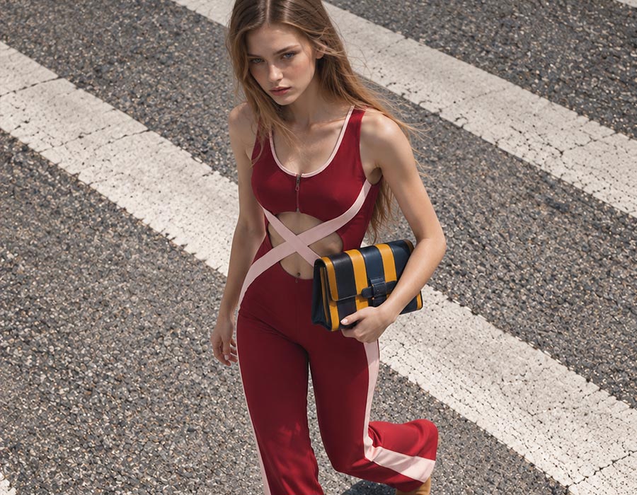 Flowglowear women's burgundy and pink cutout yoga jumpsuit featuring a front zipper, crisscross waist design and fitted leggings, styled for chic everyday activewear.