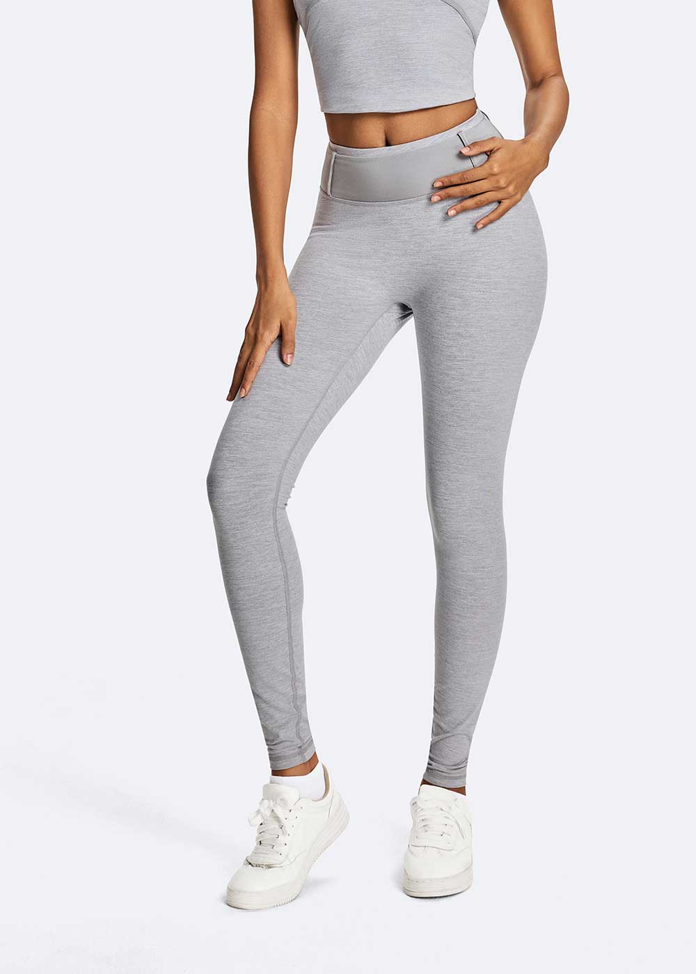 Chic High-Waisted Skin-Fit Yoga Leggings