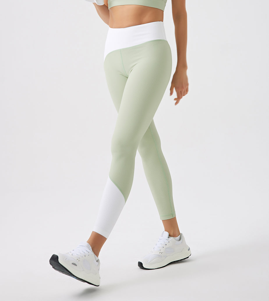 Recycled Irregular Shoulder Legging - Desert Sage