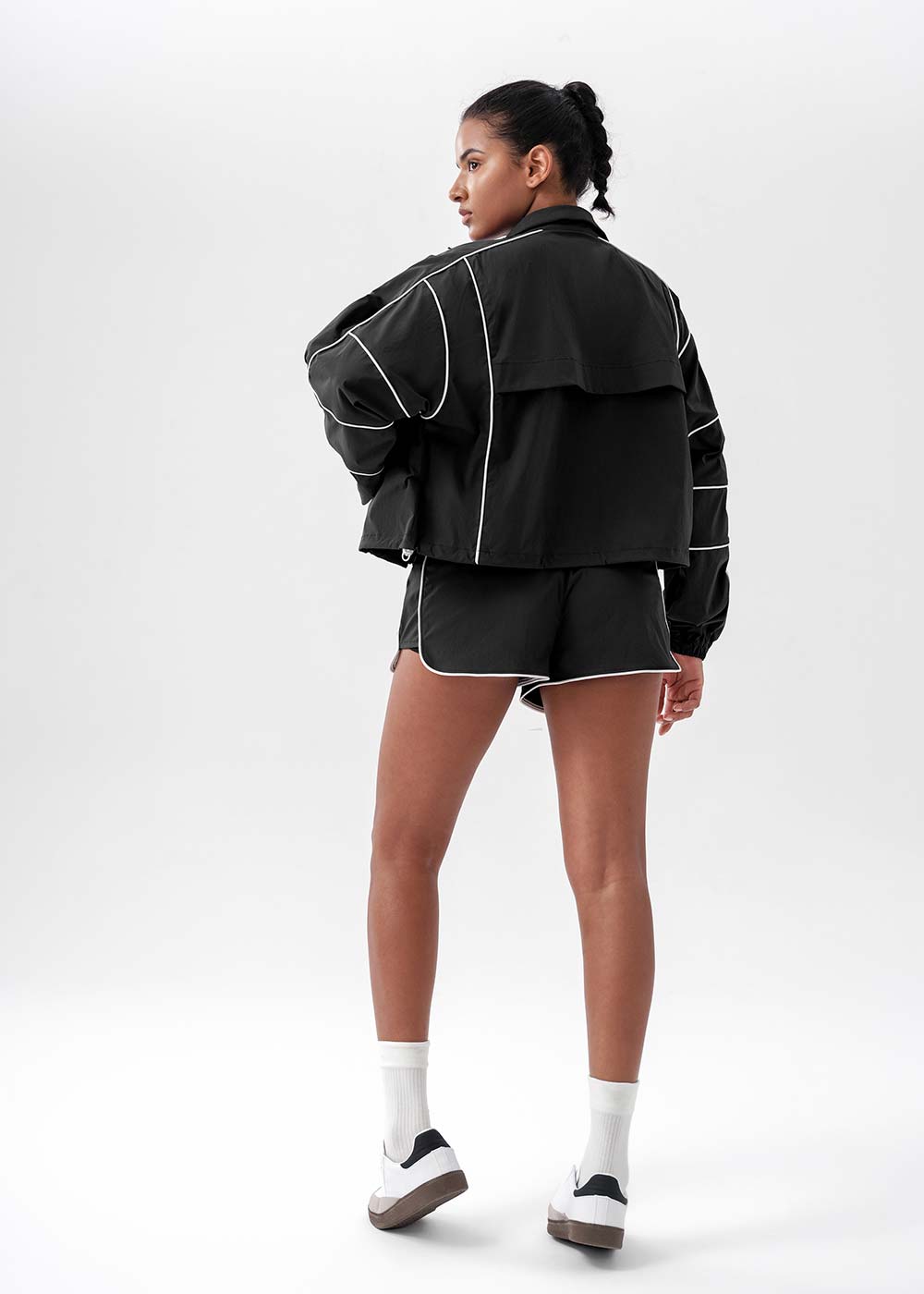 Built-In Liner Anti-Chafe Nylon Sport Shorts