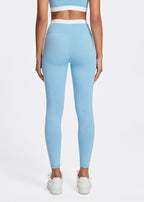 Contrast Color Butt-Lifting Yoga Leggings - back1