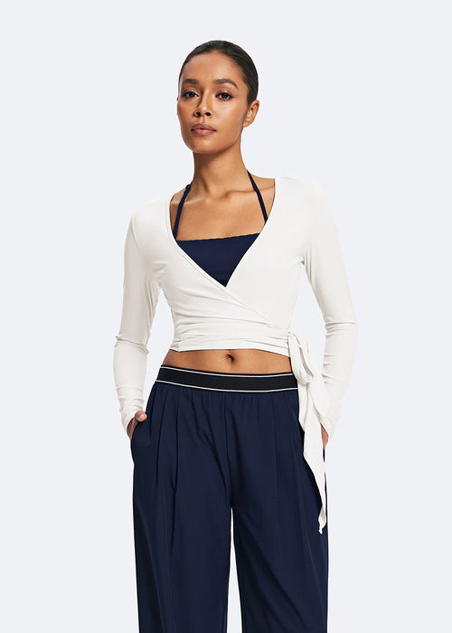 2-Way Wrap Yoga Crop Top