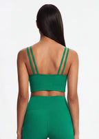 Double Strap Back Sports Bra - back