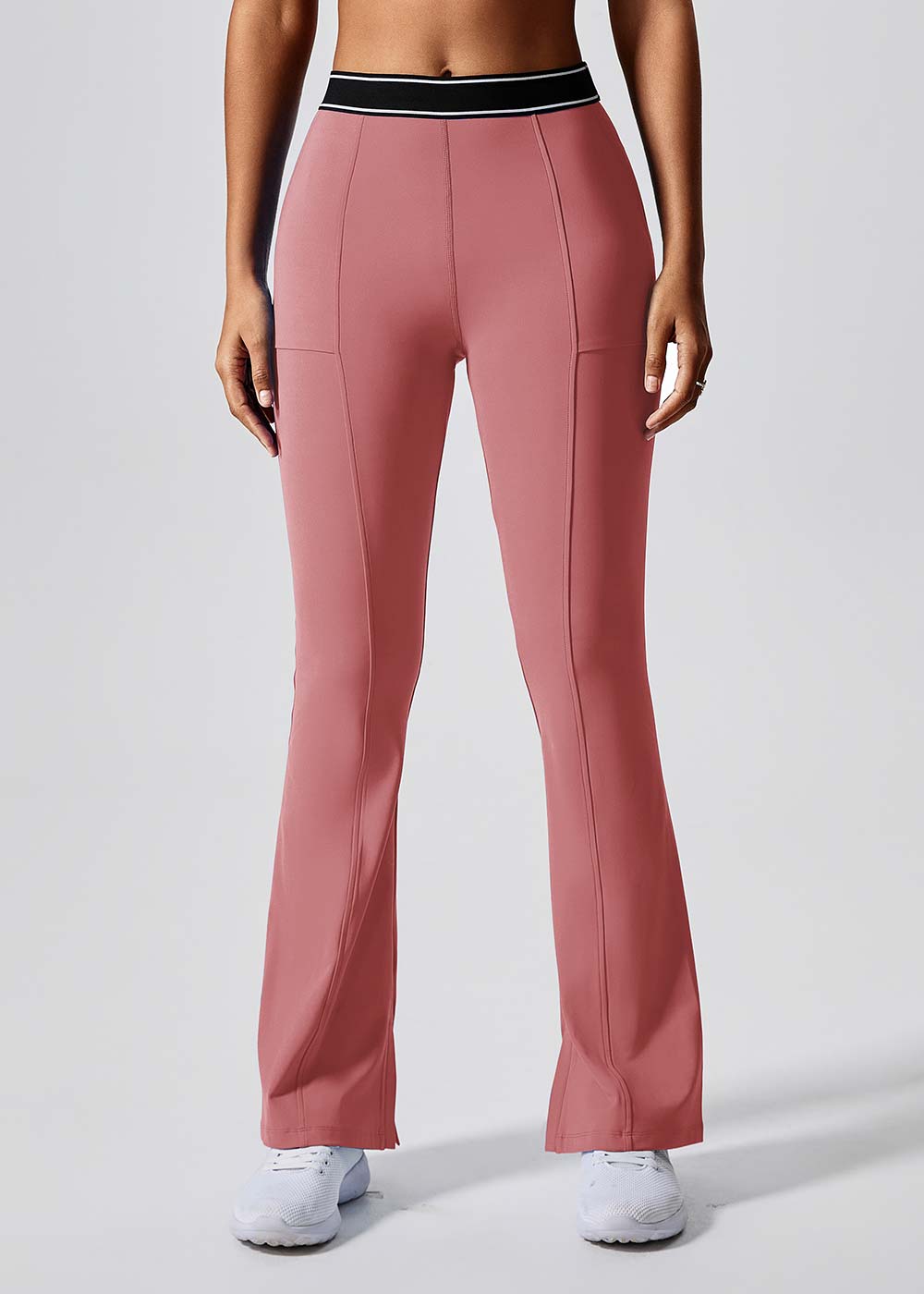 Pocket Flare Leggings with Butt-Lifting