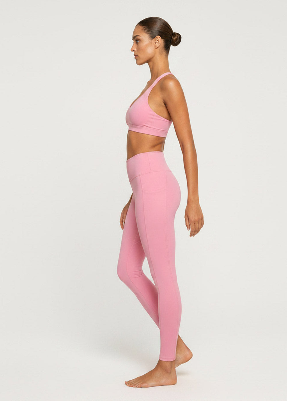 Deep V U-Back Naked Feel Sports Bra
