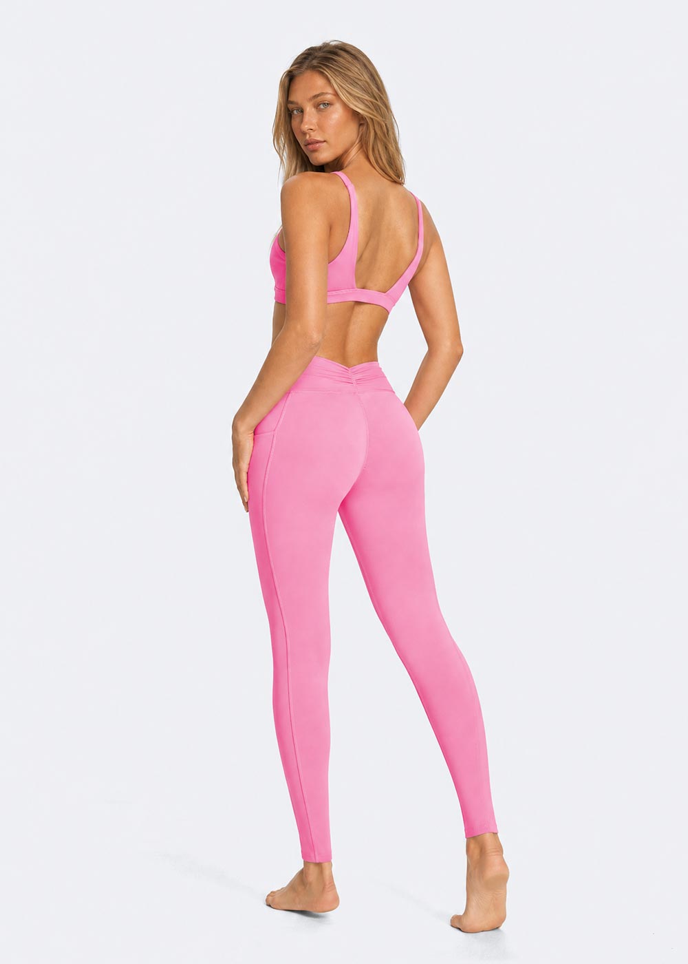 Ruched Scrunch Butt Pocket Yoga Leggings