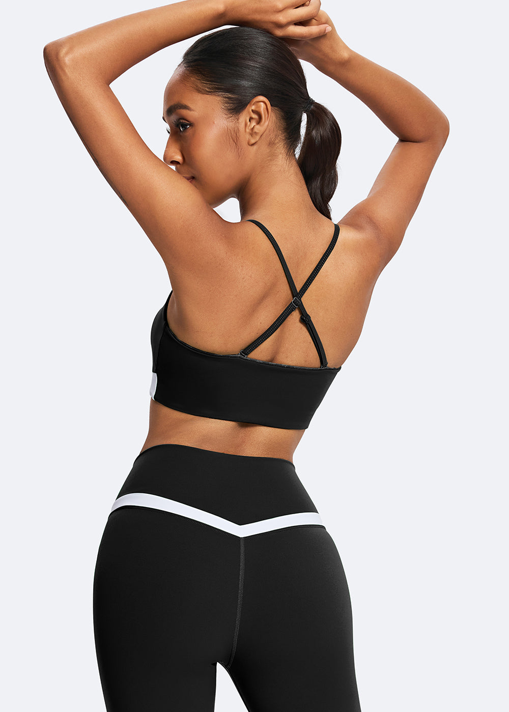 Convertible Back Sports Bra - back