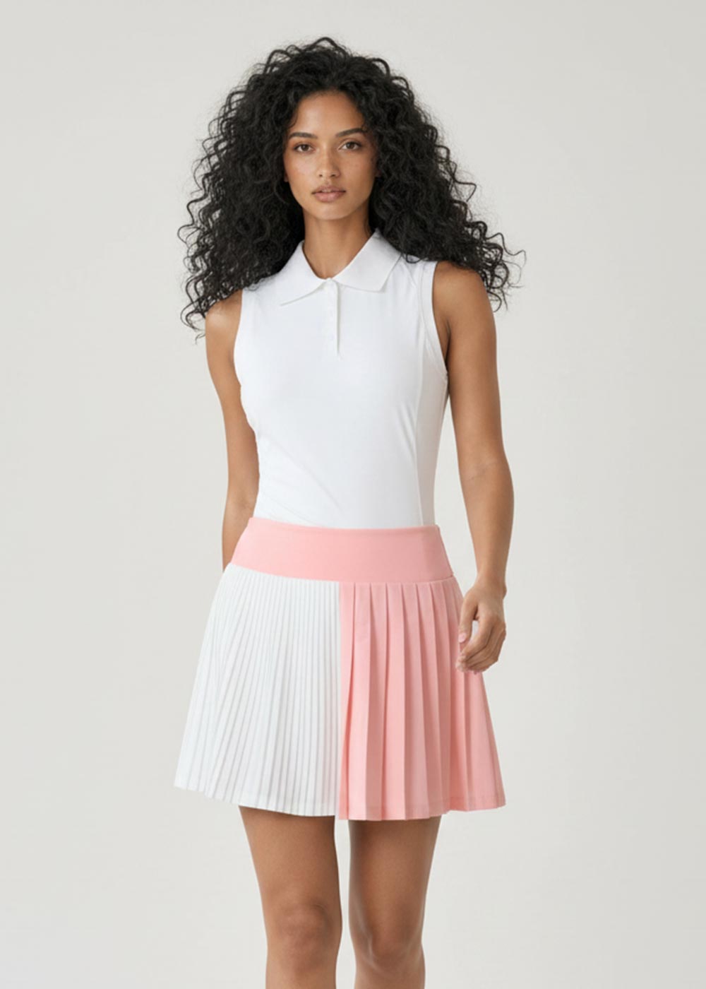 Women's Sleeveless Polo Tennis Top