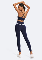 V-Shaped Waist Workout Leggings - back