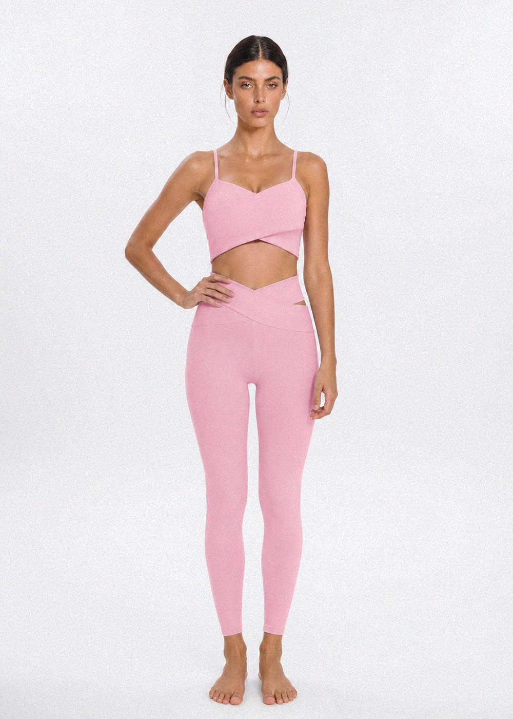 Crisscross Waist Workout Leggings