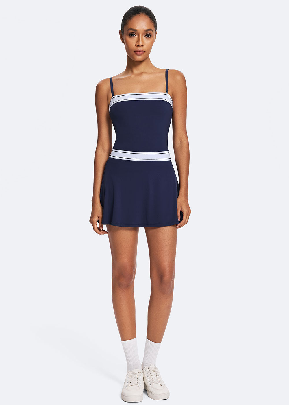 tennis dress with built in shorts Amazon.com: Heathyoga Tennis Dress with Built in Shorts and Bra Athletic Dress for Women Summer Cut Out Twisted Golf Workout Dress Black : Clothing, Shoes & Jewelry