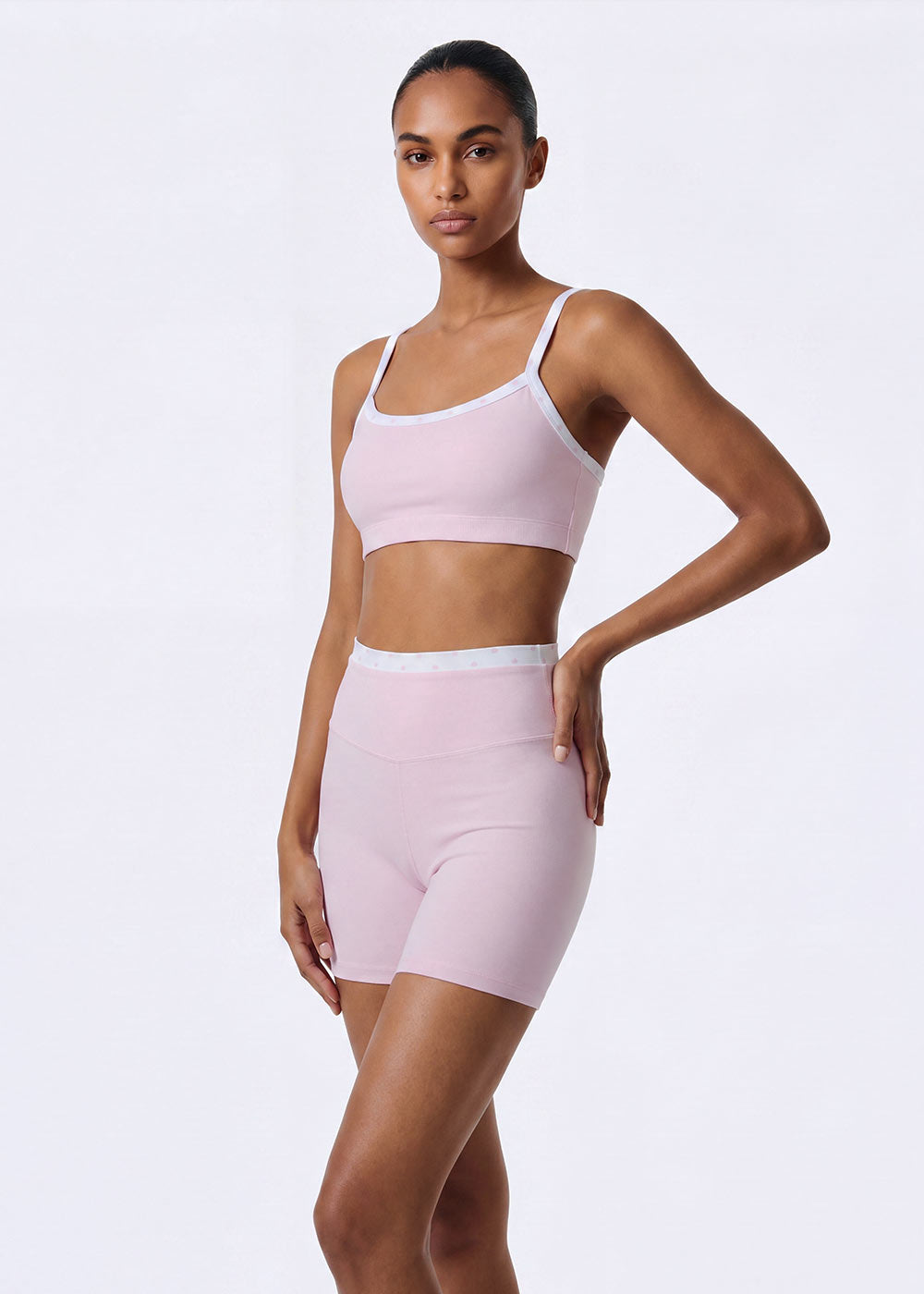 Compression Print Sports Shorts for Women